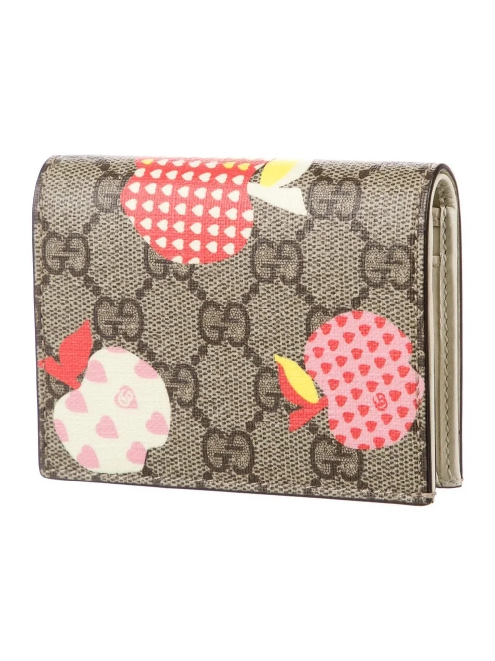 Gucci GG Supreme Card Case/wallet with Strawberry! All inclusive! Like new!